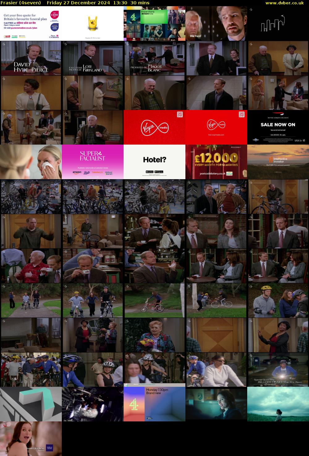 Frasier (4seven) Friday 27 December 2024 13:30 - 14:00