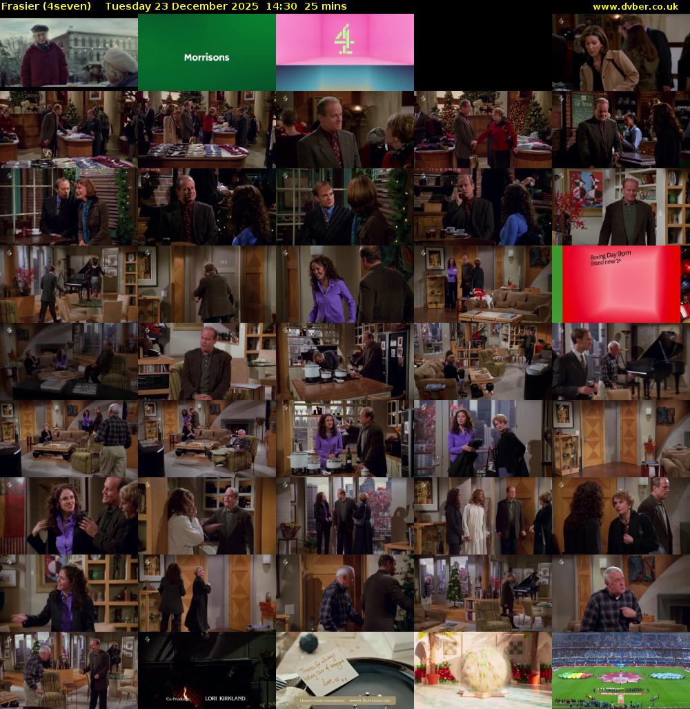 Frasier (4seven) Tuesday 23 December 2025 14:30 - 14:55