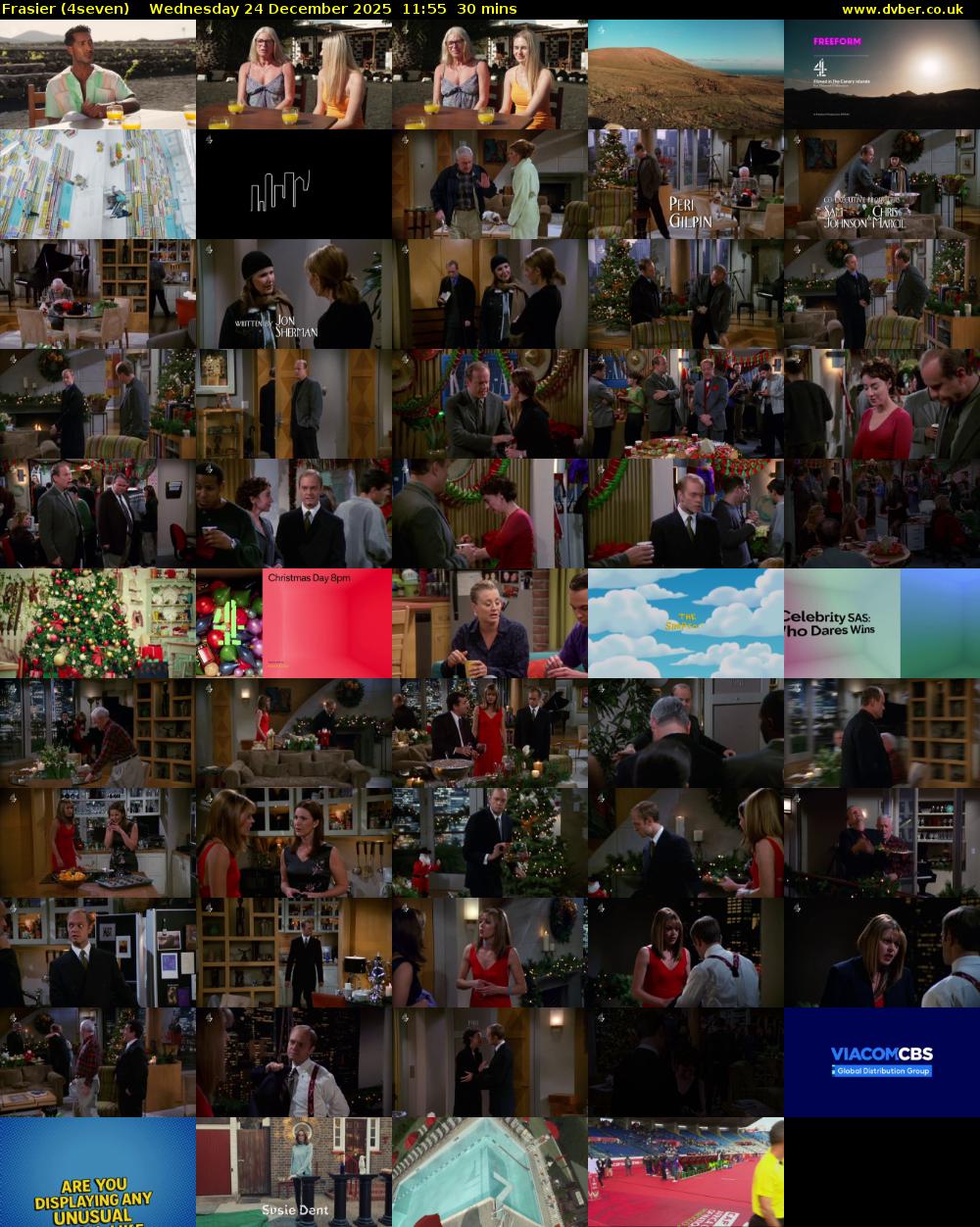 Frasier (4seven) Wednesday 24 December 2025 11:55 - 12:25