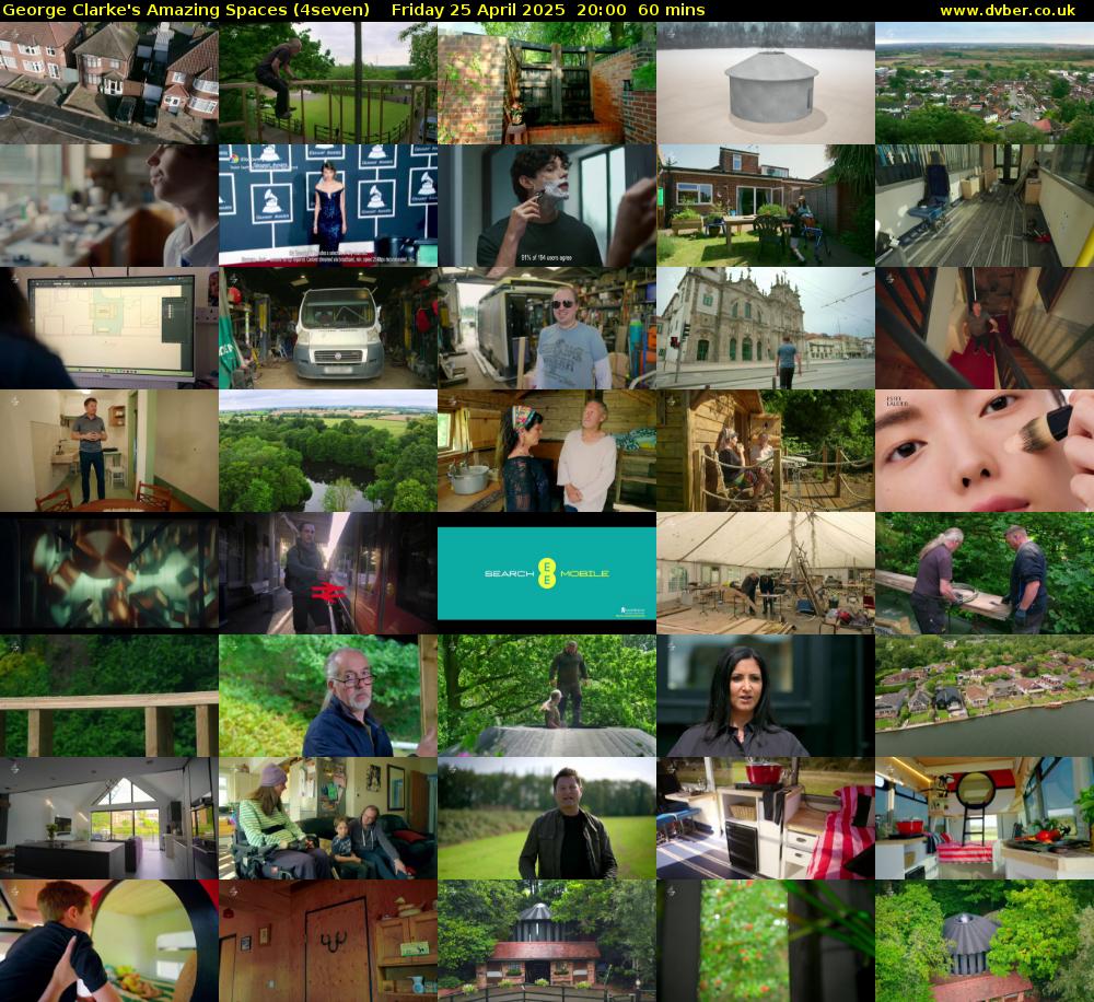 George Clarke's Amazing Spaces (4seven) Friday 25 April 2025 20:00 - 21:00