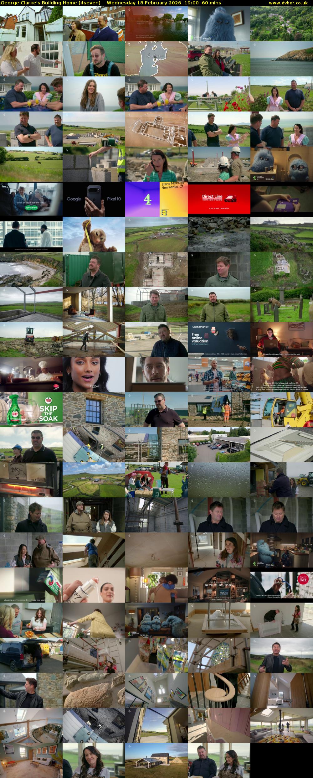 George Clarke's Building Home (4seven) Wednesday 18 February 2026 19:00 - 20:00