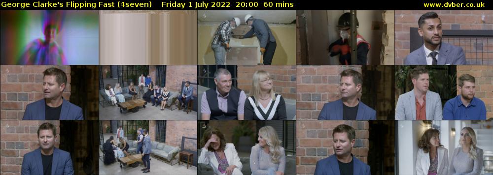 George Clarke's Flipping Fast (4seven) Friday 1 July 2022 20:00 - 21:00
