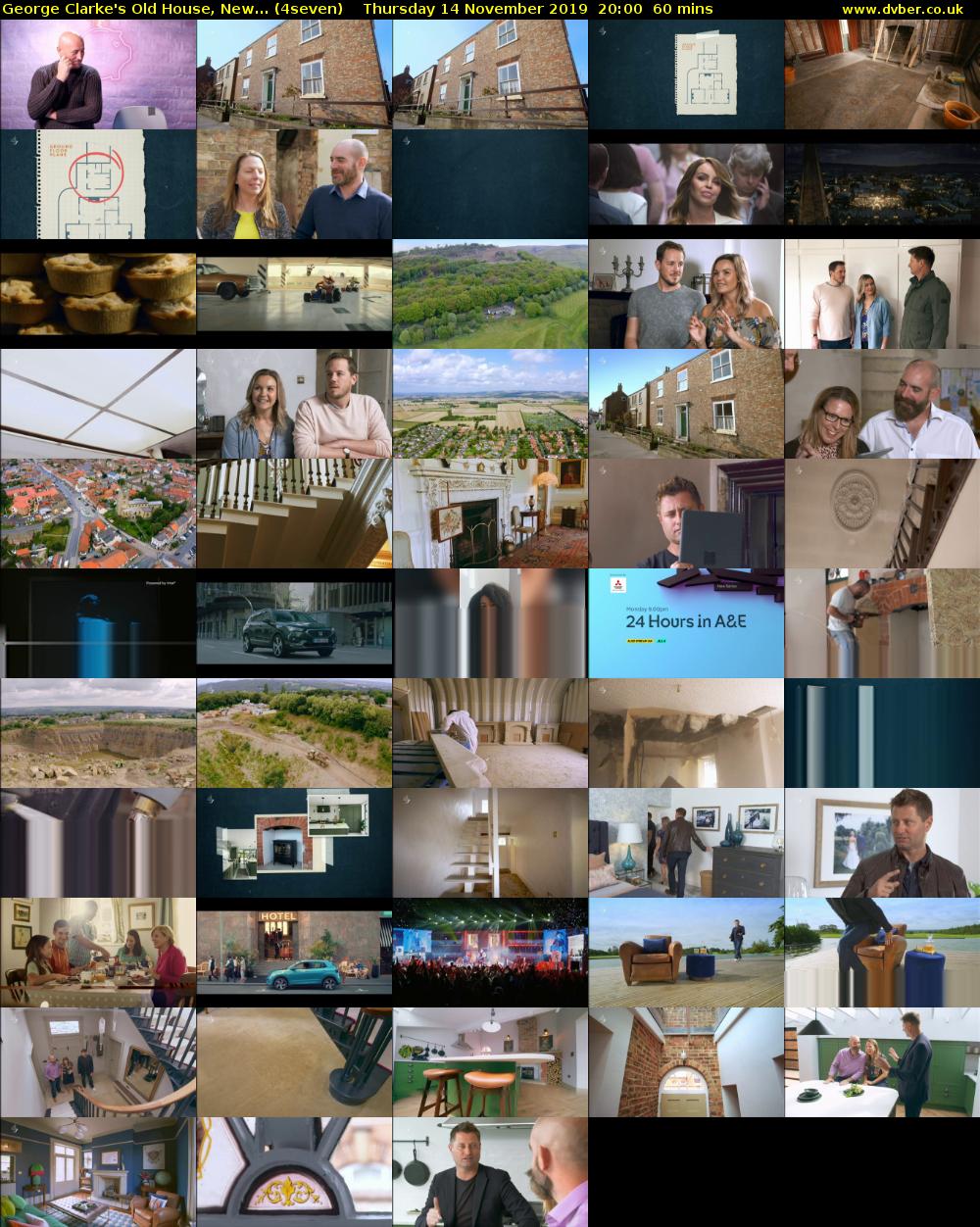 George Clarke's Old House, New... (4seven) Thursday 14 November 2019 20:00 - 21:00