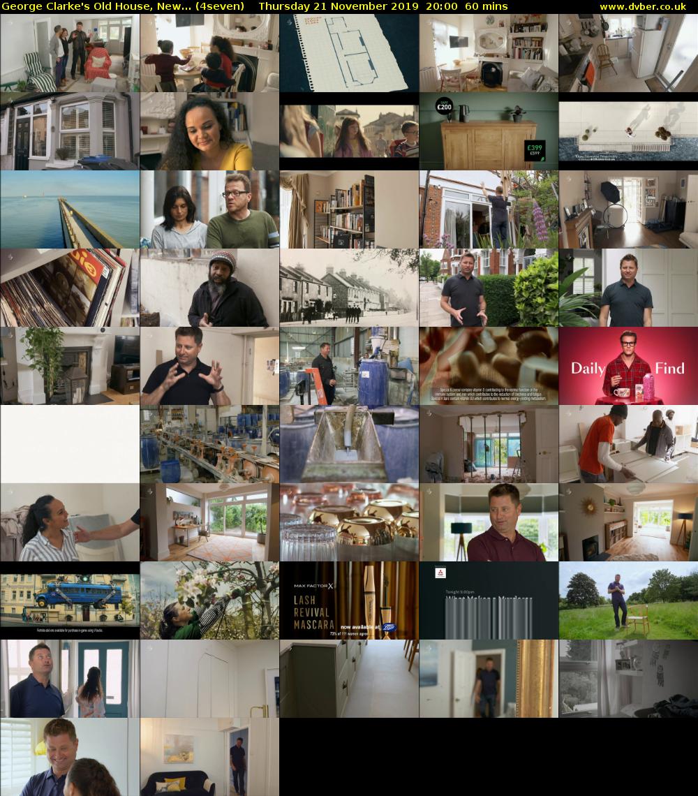 George Clarke's Old House, New... (4seven) Thursday 21 November 2019 20:00 - 21:00