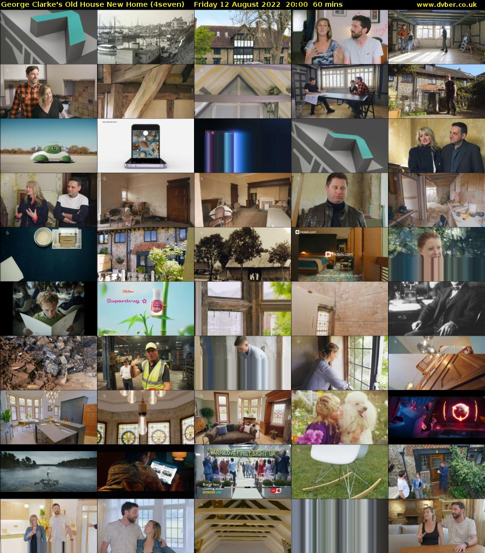 George Clarke's Old House New Home (4seven) Friday 12 August 2022 20:00 - 21:00
