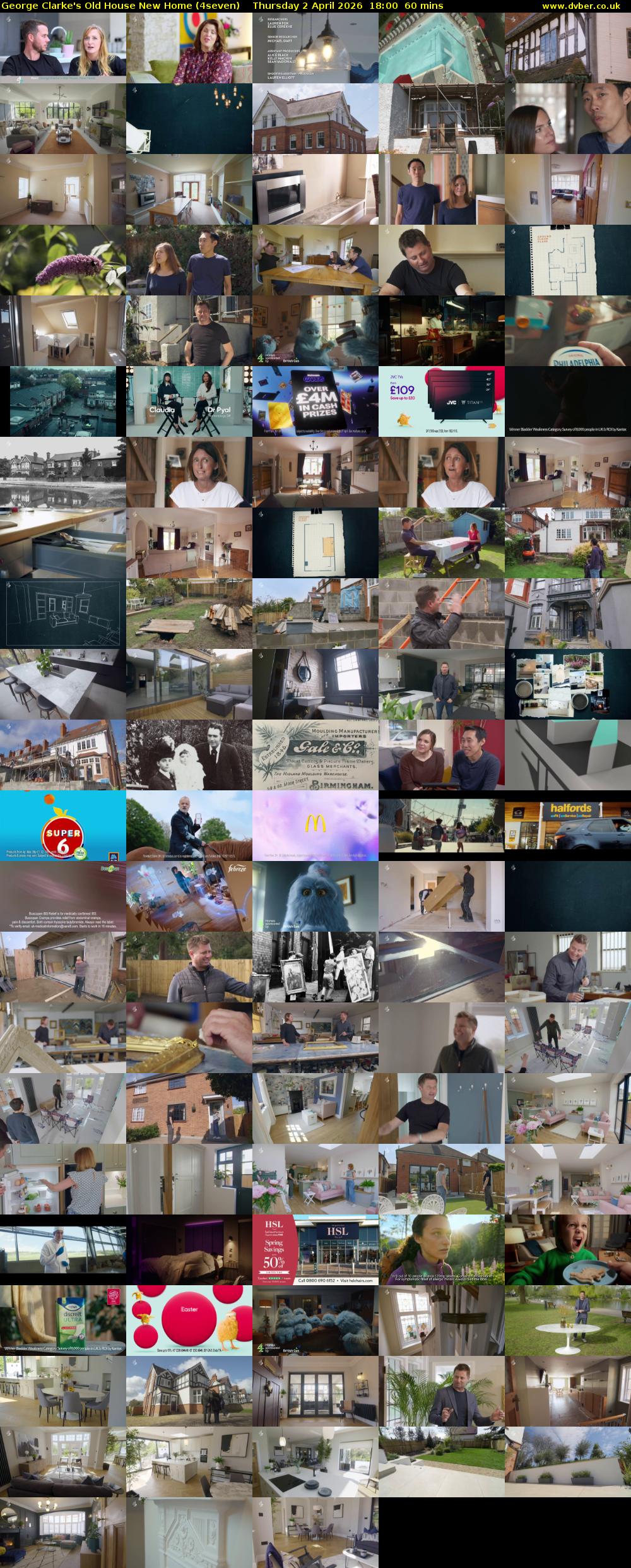 George Clarke's Old House New Home (4seven) Thursday 2 April 2026 18:00 - 19:00