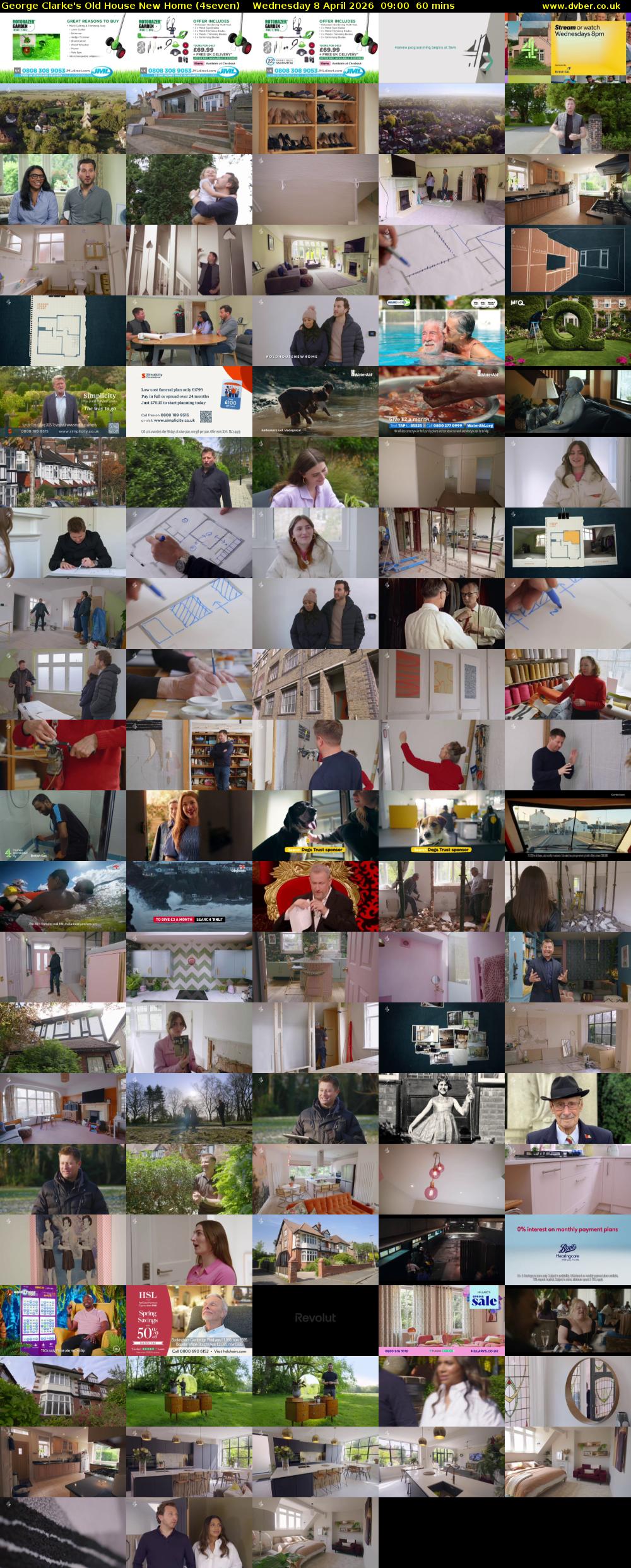 George Clarke's Old House New Home (4seven) Wednesday 8 April 2026 09:00 - 10:00