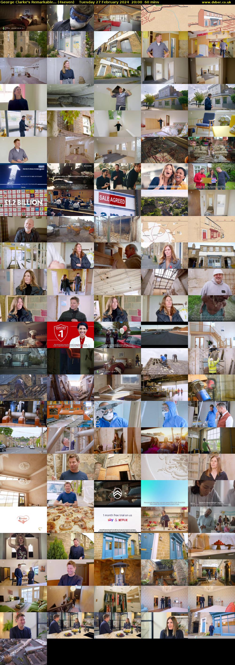 George Clarke's Remarkable... (4seven) Tuesday 27 February 2024 20:00 - 21:00