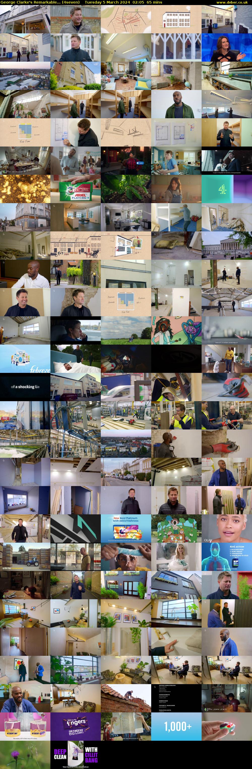 George Clarke's Remarkable... (4seven) Tuesday 5 March 2024 02:05 - 03:10