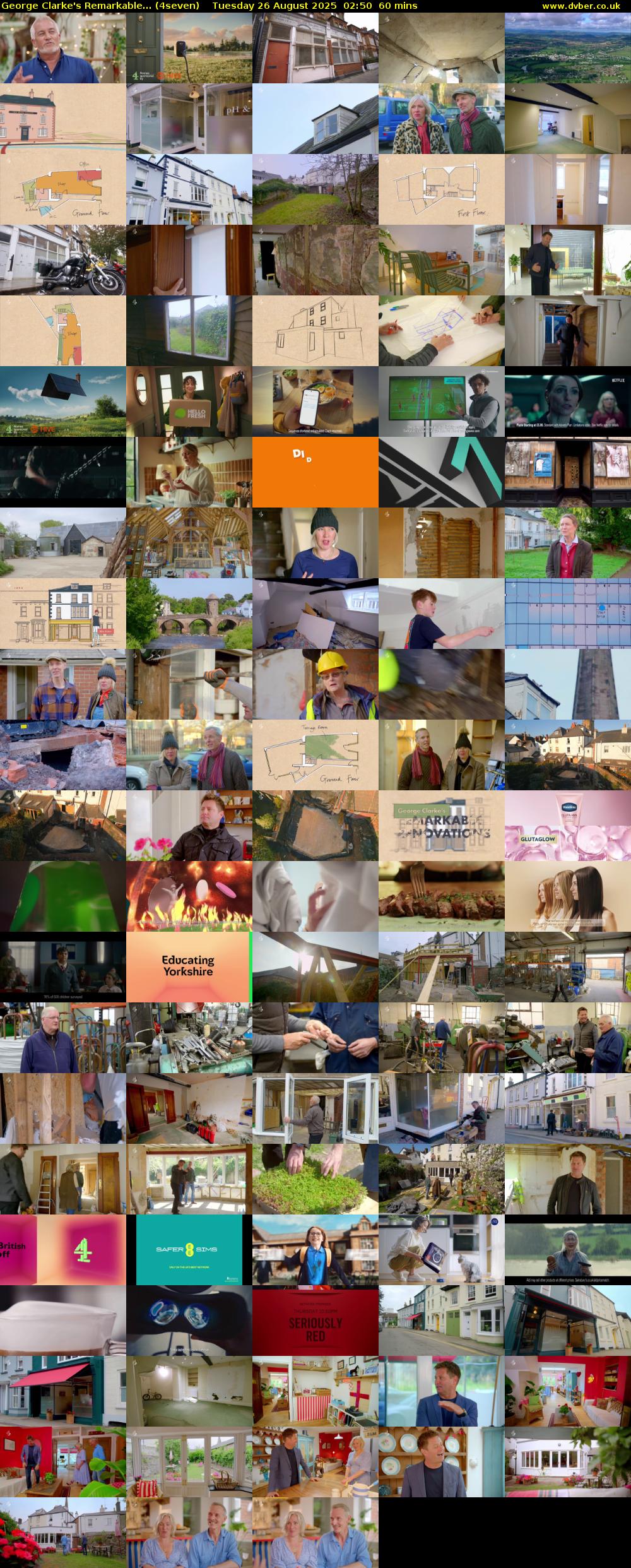 George Clarke's Remarkable... (4seven) Tuesday 26 August 2025 02:50 - 03:50