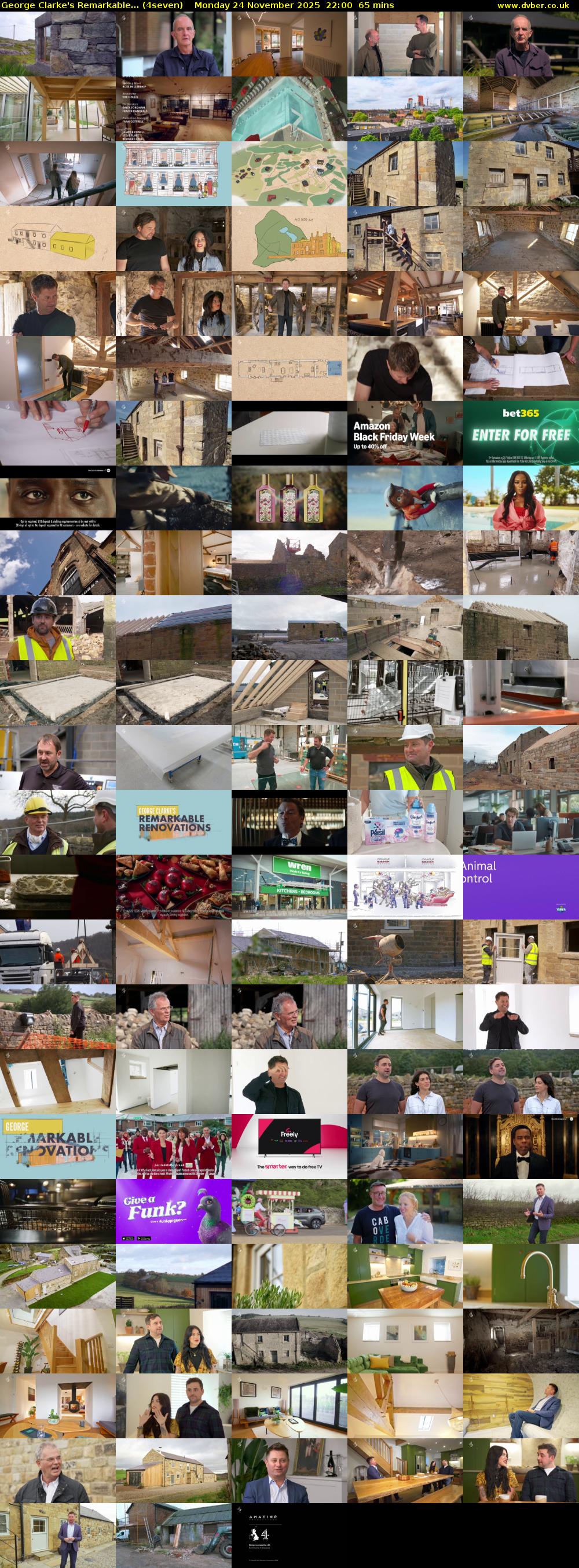 George Clarke's Remarkable... (4seven) Monday 24 November 2025 22:00 - 23:05