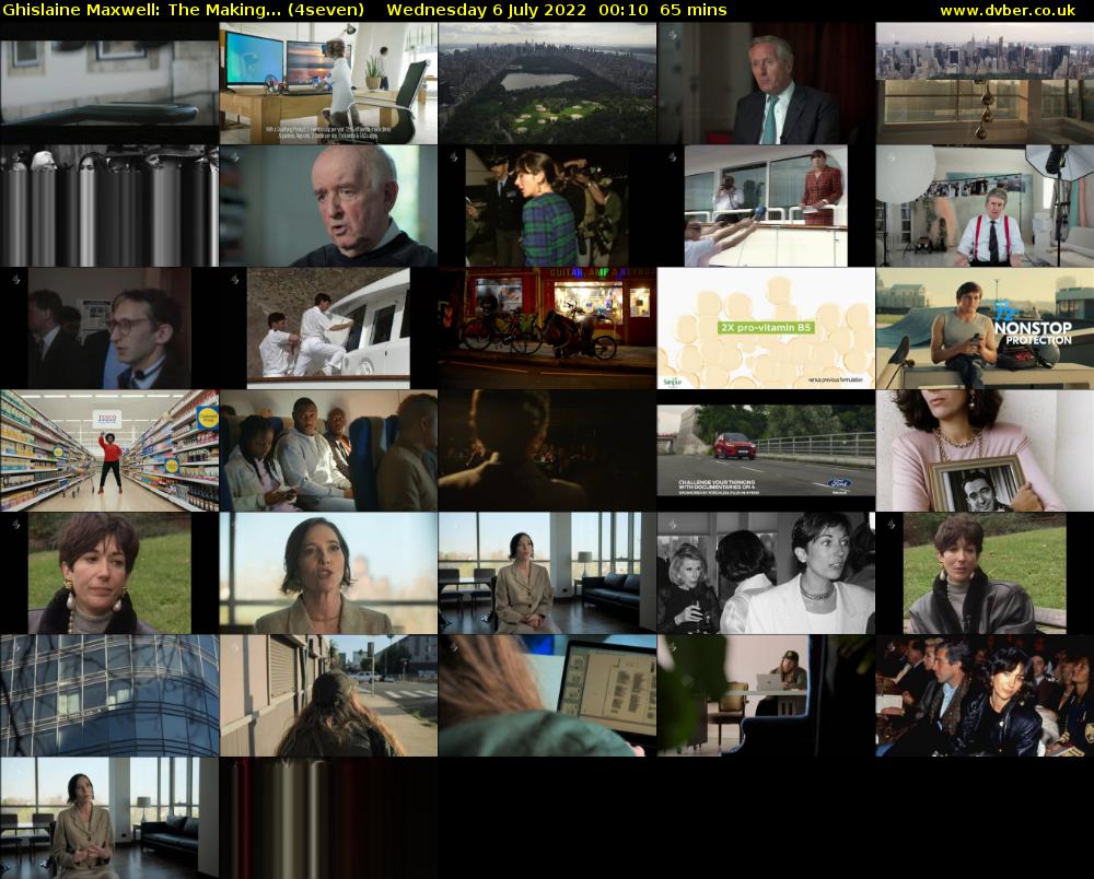 Ghislaine Maxwell: The Making... (4seven) Wednesday 6 July 2022 00:10 - 01:15