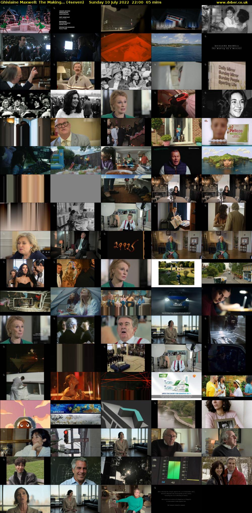 Ghislaine Maxwell: The Making... (4seven) Sunday 10 July 2022 22:00 - 23:05