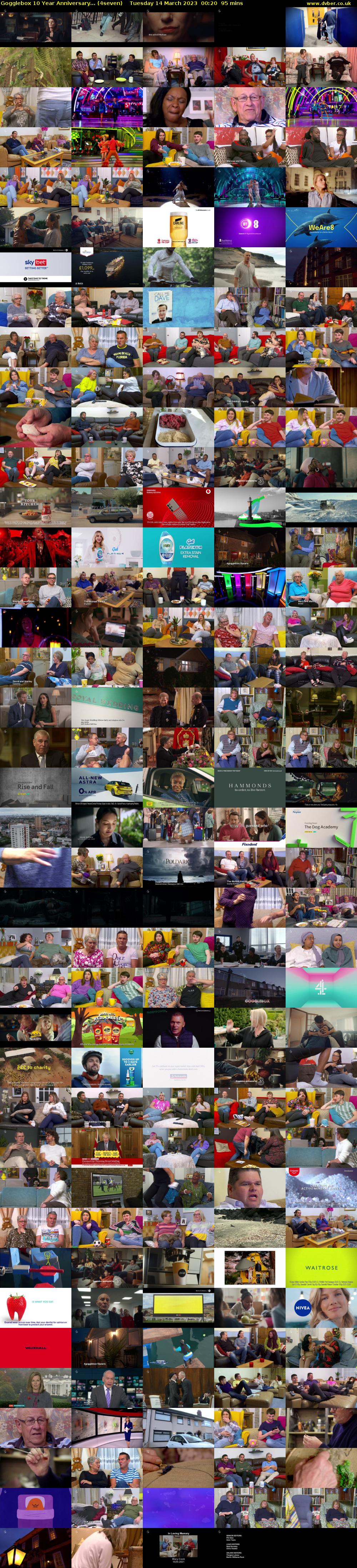 Gogglebox 10 Year Anniversary... (4seven) Tuesday 14 March 2023 00:20 - 01:55