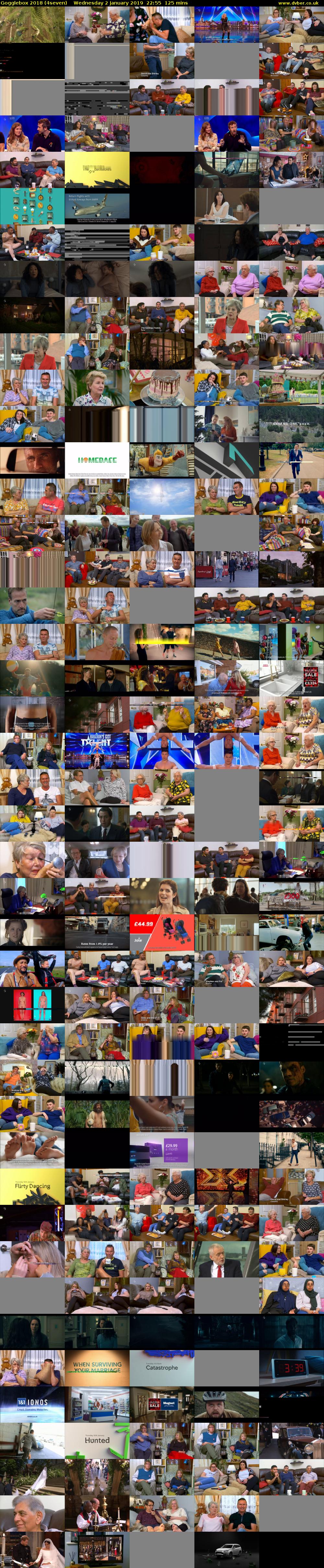 Gogglebox 2018 (4seven) Wednesday 2 January 2019 22:55 - 01:00