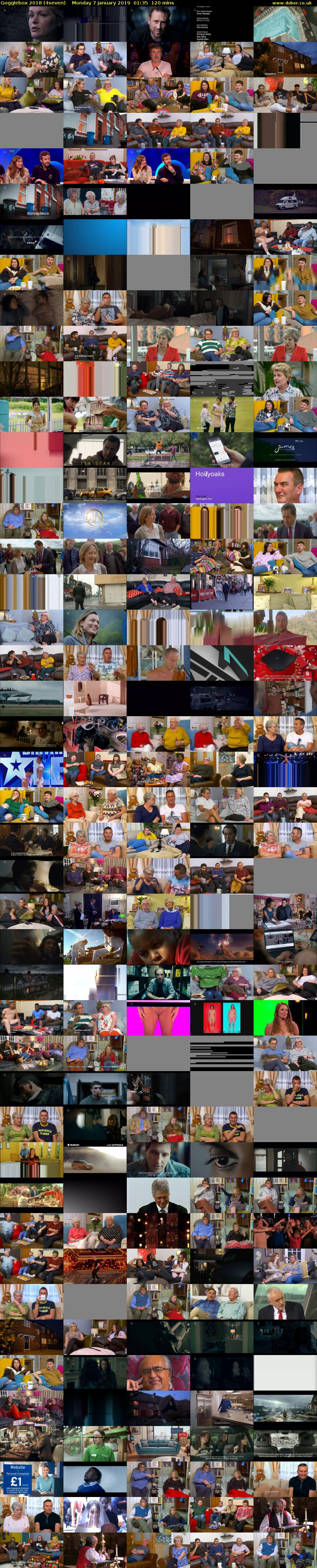 Gogglebox 2018 (4seven) Monday 7 January 2019 01:35 - 03:35