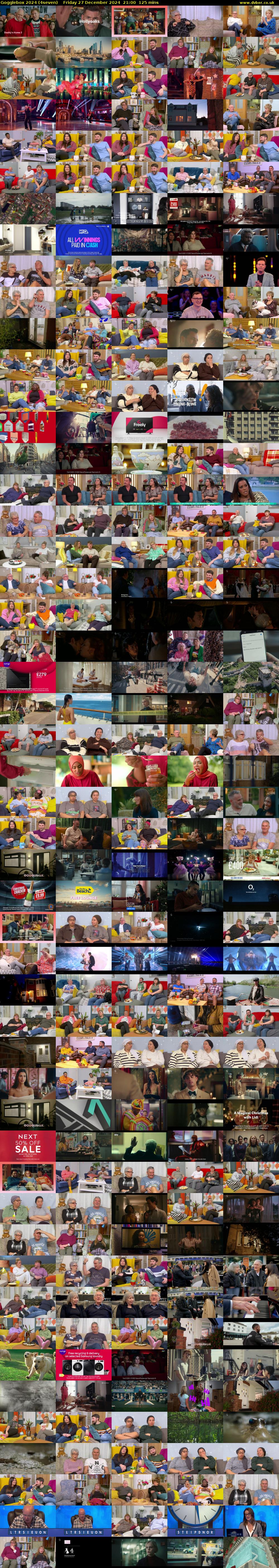 Gogglebox 2024 (4seven) Friday 27 December 2024 21:00 - 23:05