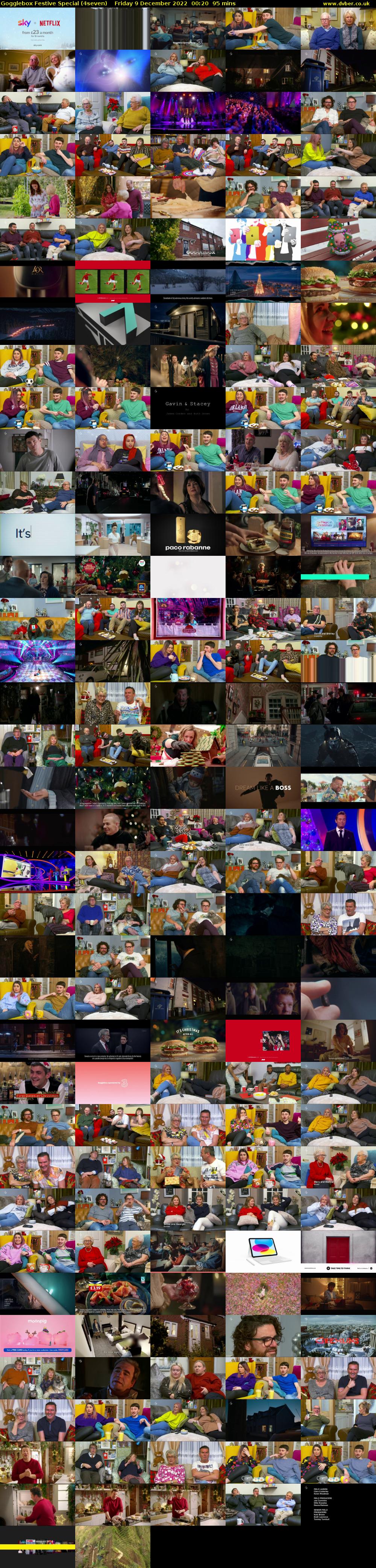 Gogglebox Festive Special (4seven) Friday 9 December 2022 00:20 - 01:55