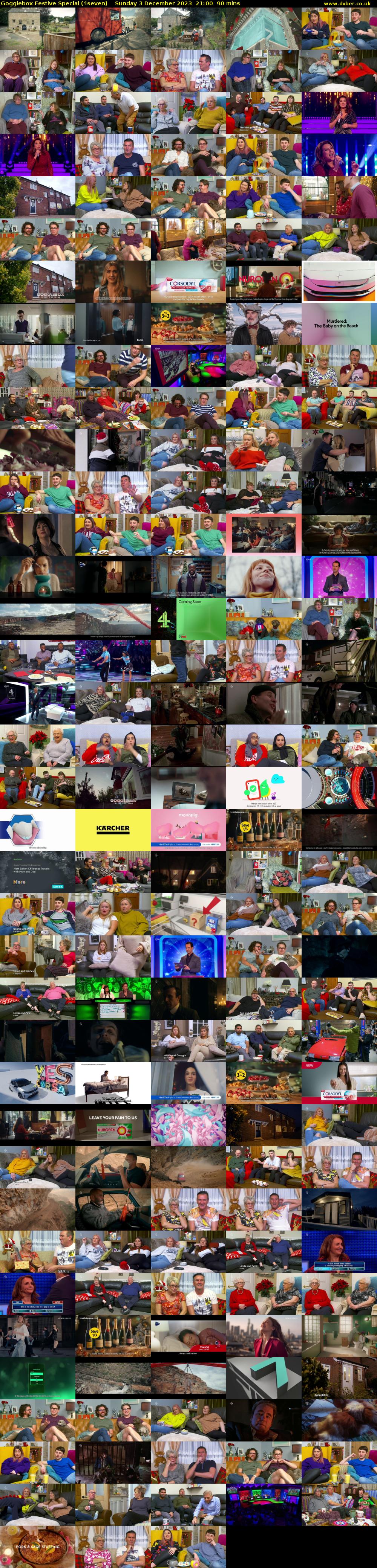 Gogglebox Festive Special (4seven) Sunday 3 December 2023 21:00 - 22:30