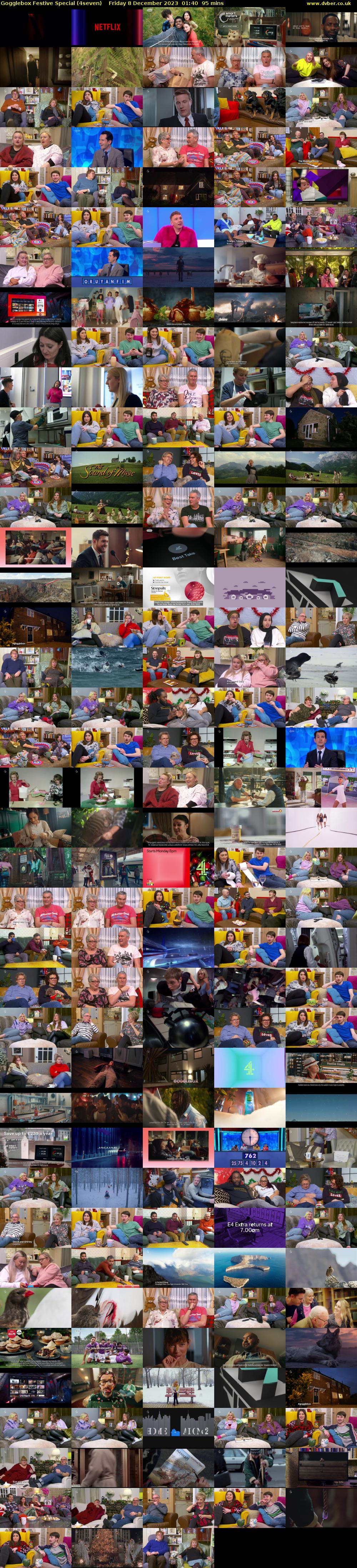 Gogglebox Festive Special (4seven) Friday 8 December 2023 01:40 - 03:15