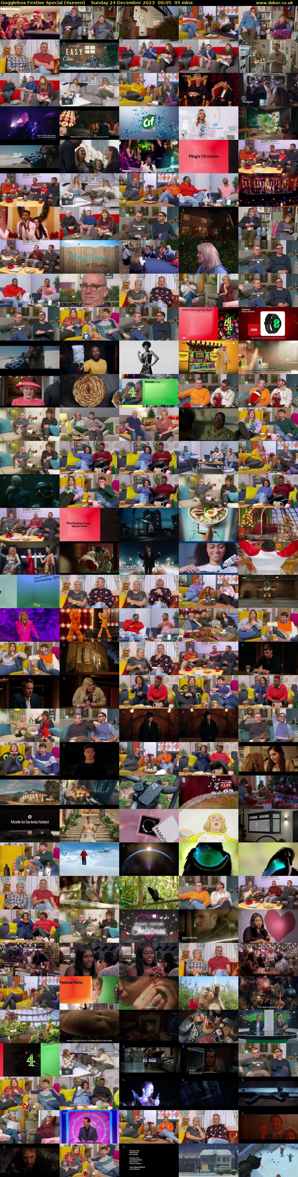 Gogglebox Festive Special (4seven) Sunday 24 December 2023 00:05 - 01:40