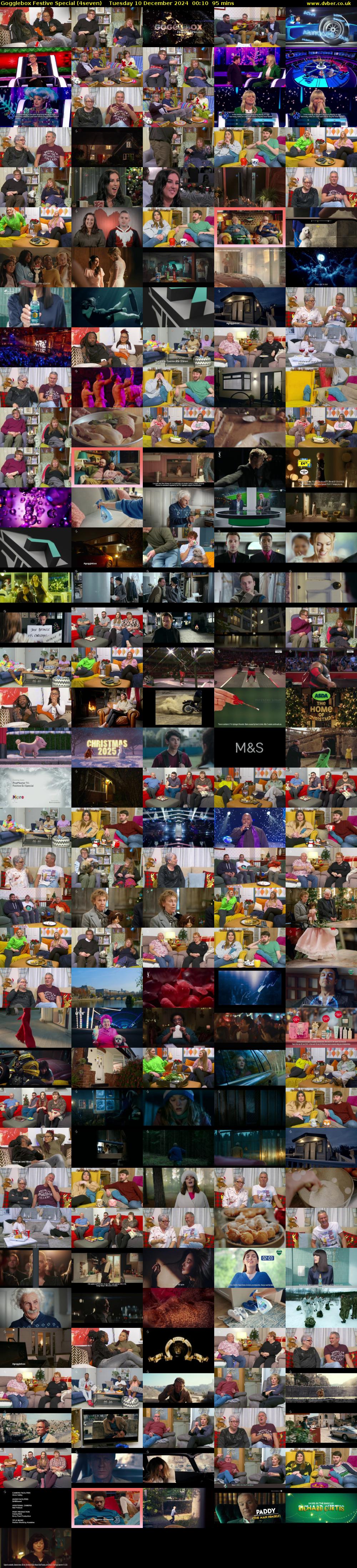 Gogglebox Festive Special (4seven) Tuesday 10 December 2024 00:10 - 01:45