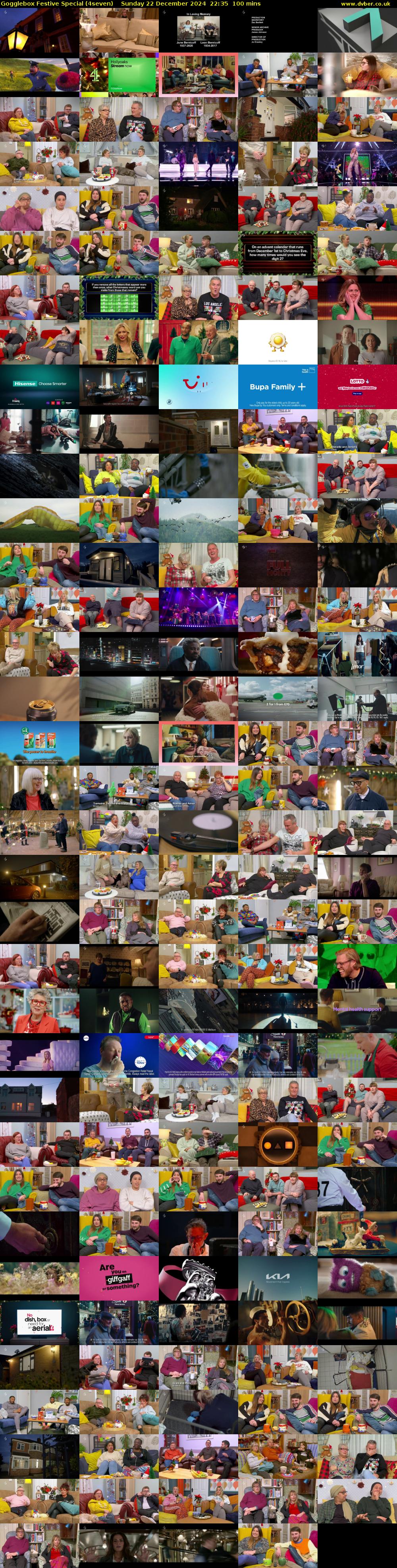 Gogglebox Festive Special (4seven) Sunday 22 December 2024 22:35 - 00:15