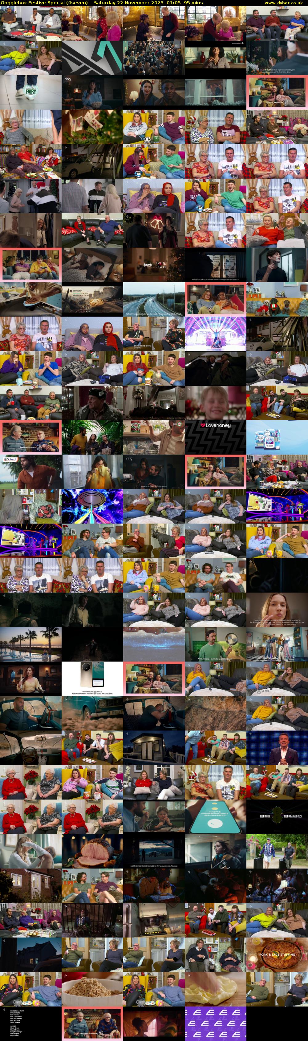 Gogglebox Festive Special (4seven) Saturday 22 November 2025 01:05 - 02:40