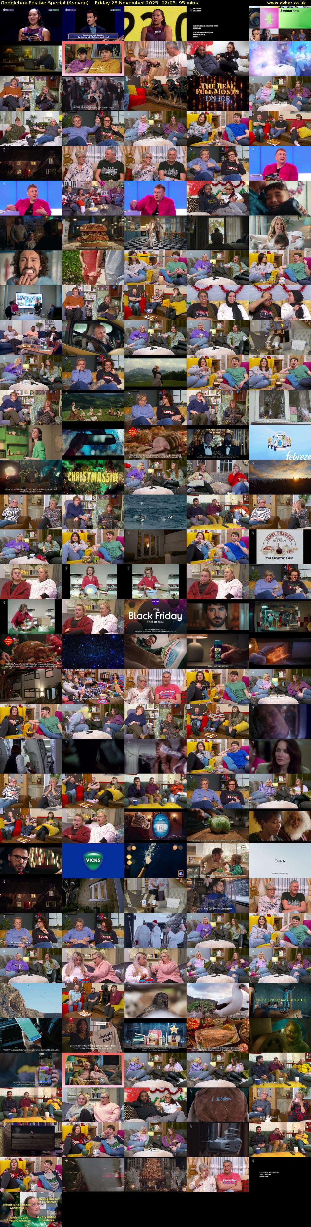Gogglebox Festive Special (4seven) Friday 28 November 2025 02:05 - 03:40