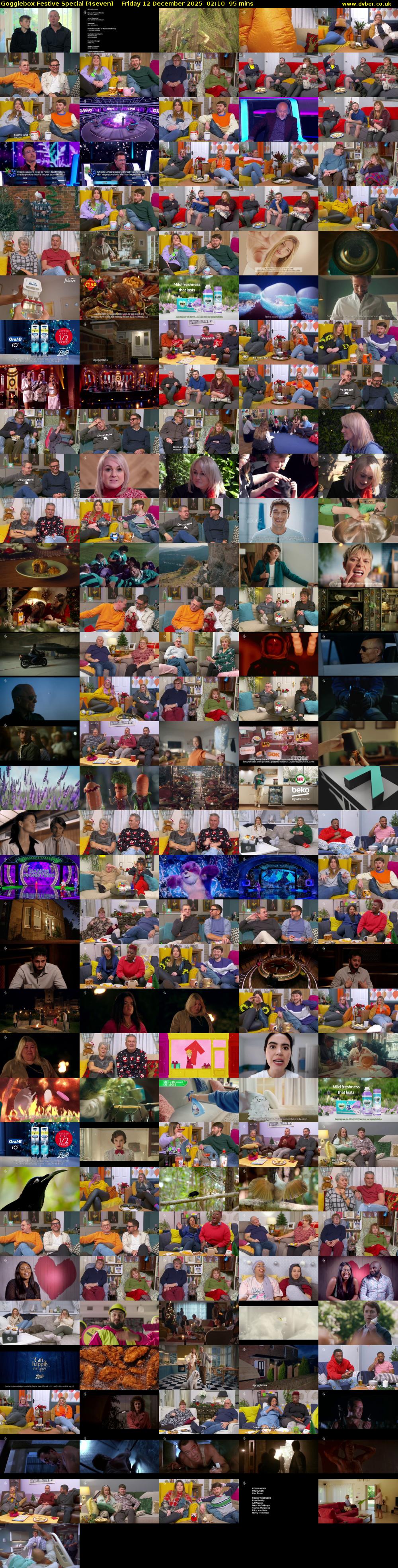 Gogglebox Festive Special (4seven) Friday 12 December 2025 02:10 - 03:45