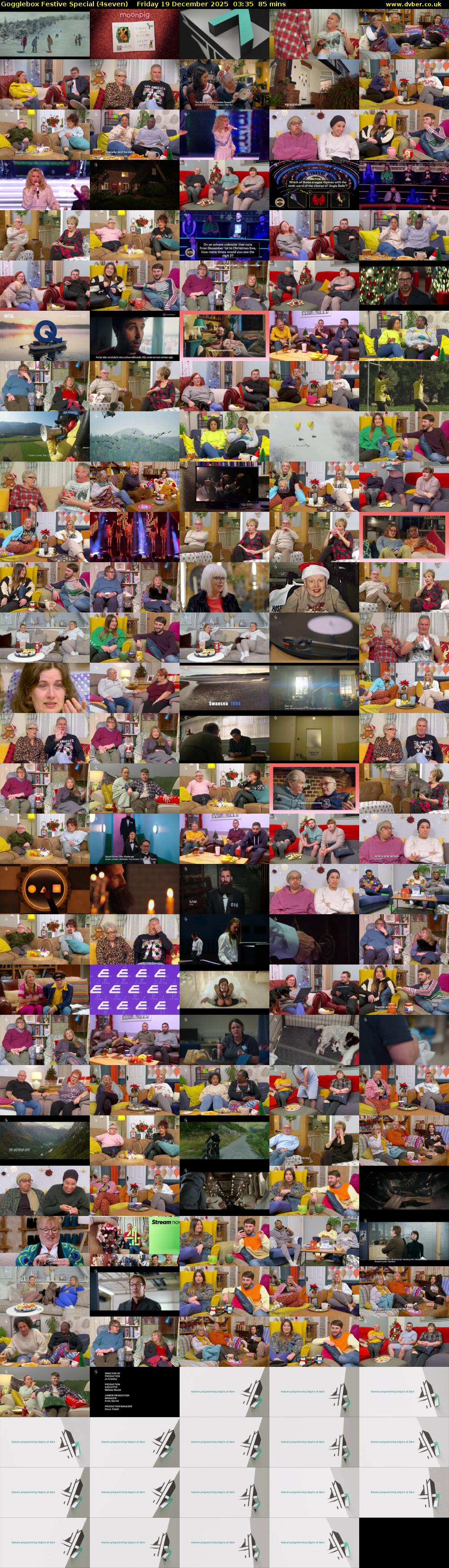 Gogglebox Festive Special (4seven) Friday 19 December 2025 03:35 - 05:00