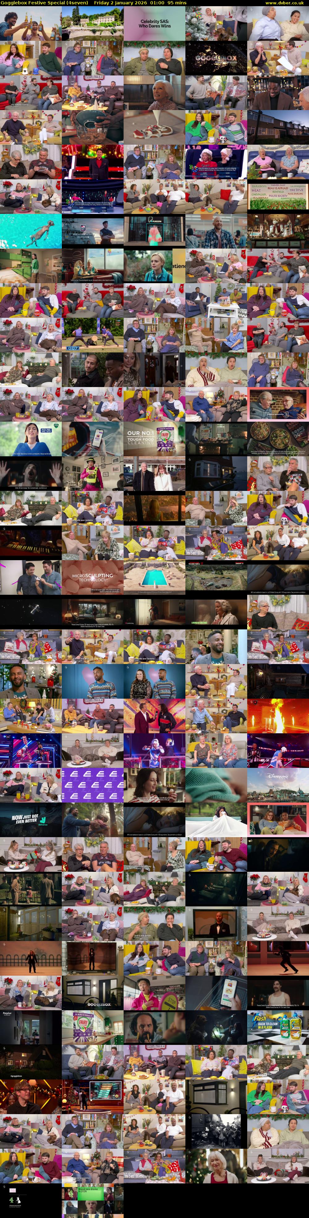 Gogglebox Festive Special (4seven) Friday 2 January 2026 01:00 - 02:35