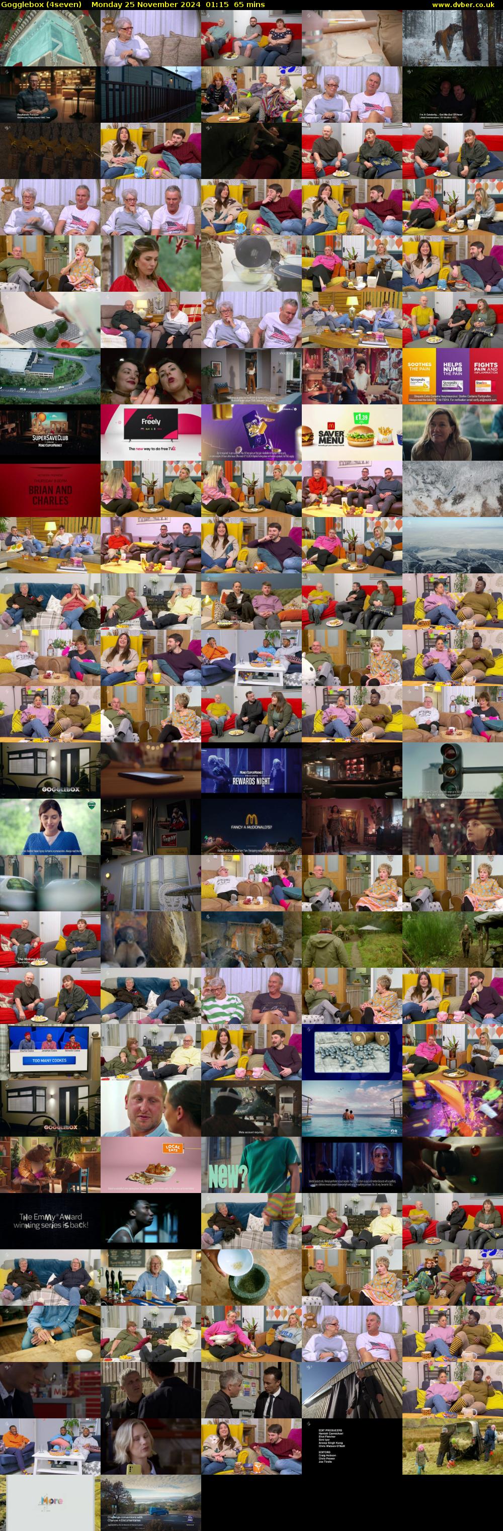 Gogglebox (4seven) Monday 25 November 2024 01:15 - 02:20