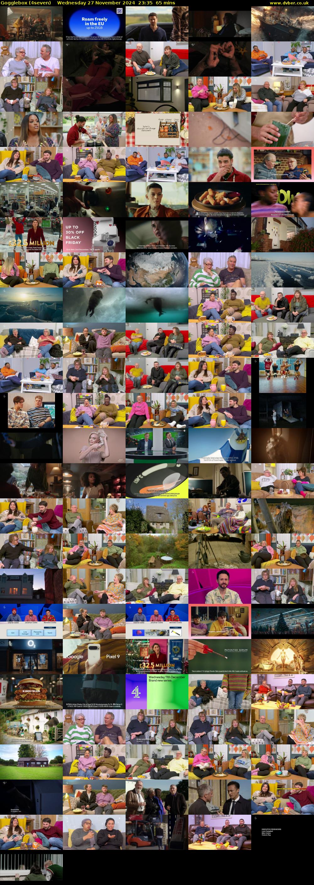 Gogglebox (4seven) Wednesday 27 November 2024 23:35 - 00:40