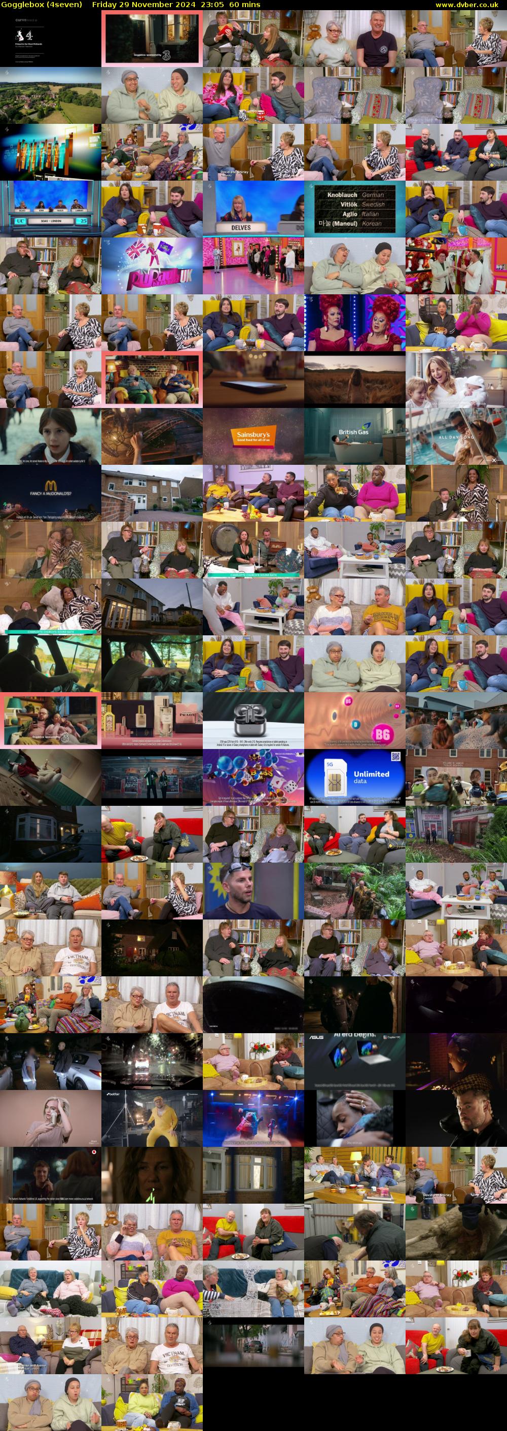 Gogglebox (4seven) Friday 29 November 2024 23:05 - 00:05