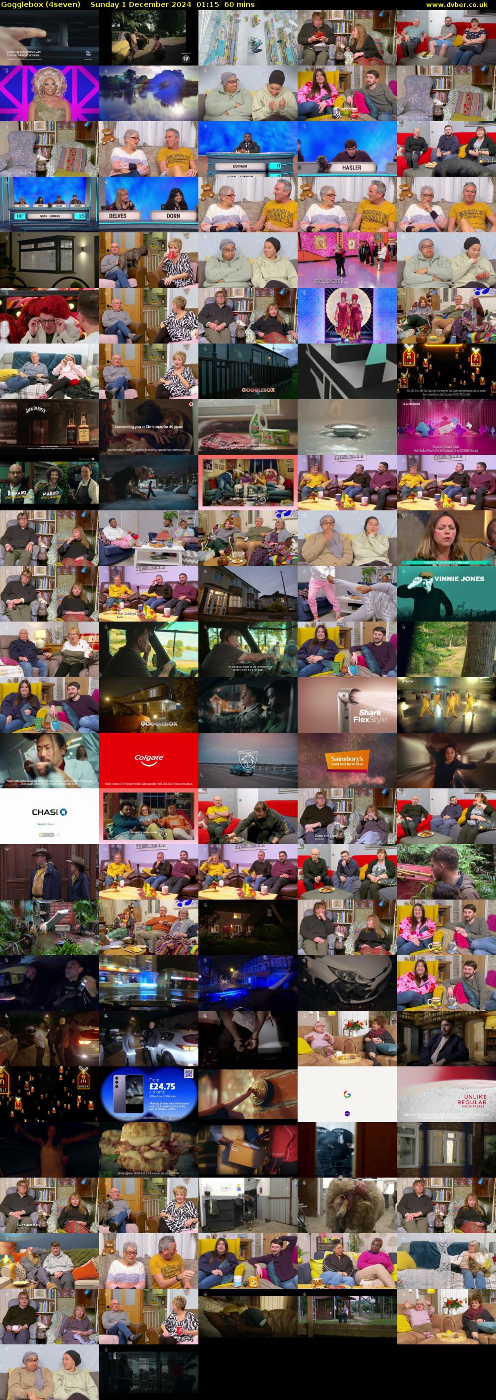 Gogglebox (4seven) Sunday 1 December 2024 01:15 - 02:15