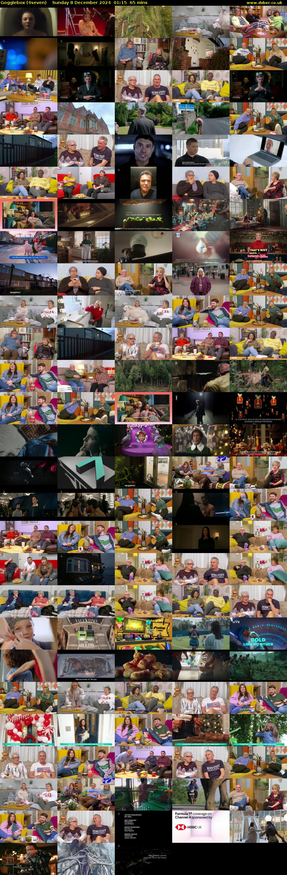 Gogglebox (4seven) Sunday 8 December 2024 01:15 - 02:20