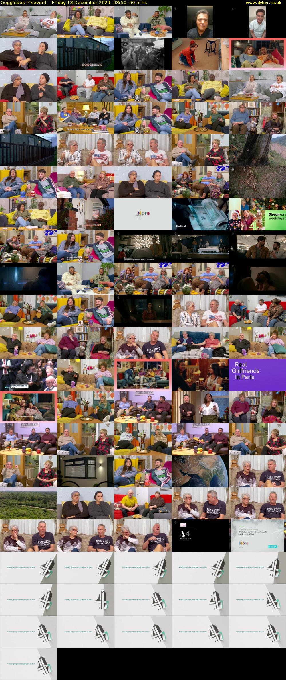 Gogglebox (4seven) Friday 13 December 2024 03:50 - 04:50