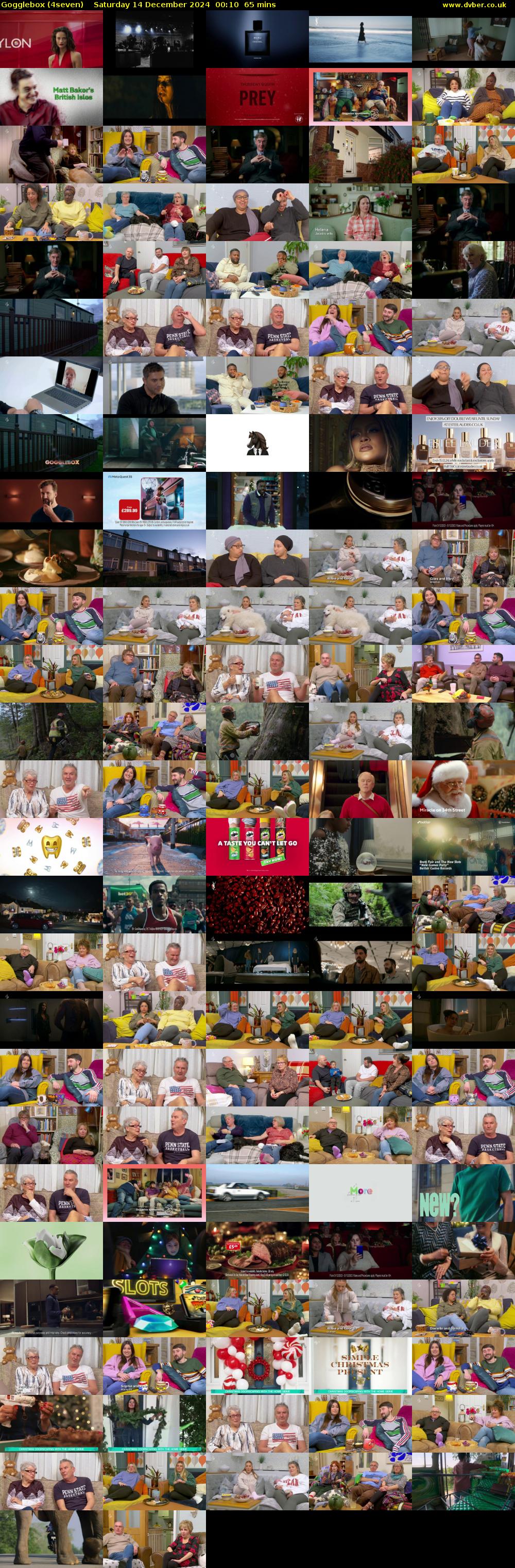Gogglebox (4seven) Saturday 14 December 2024 00:10 - 01:15