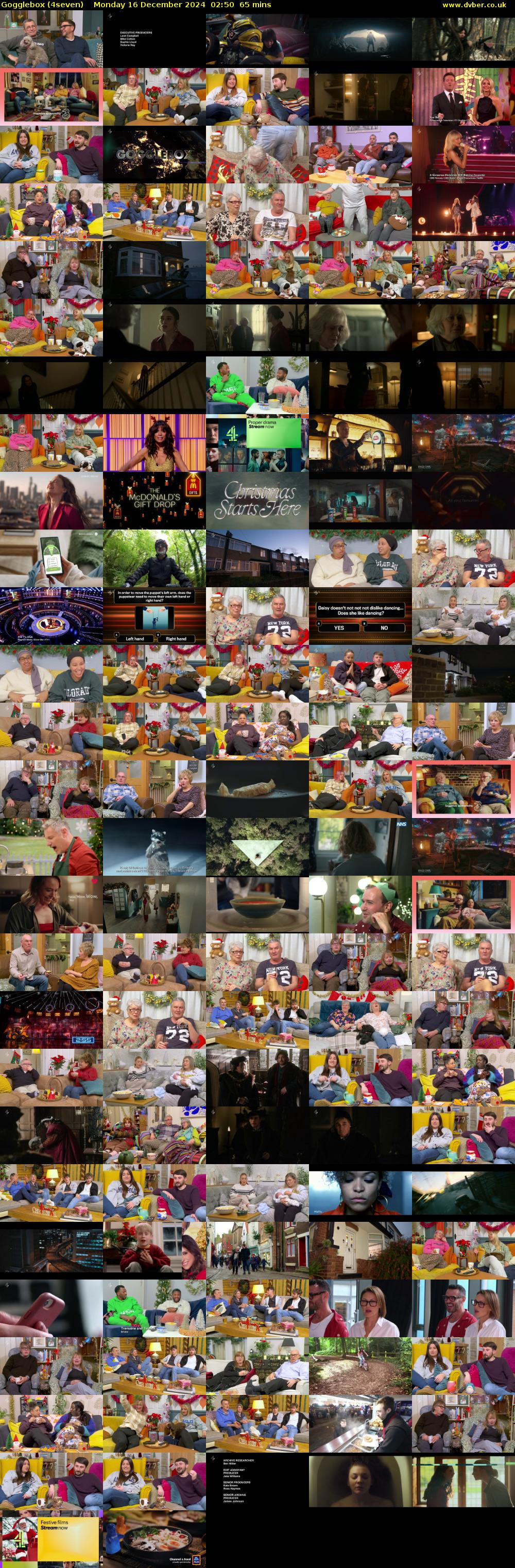 Gogglebox (4seven) Monday 16 December 2024 02:50 - 03:55