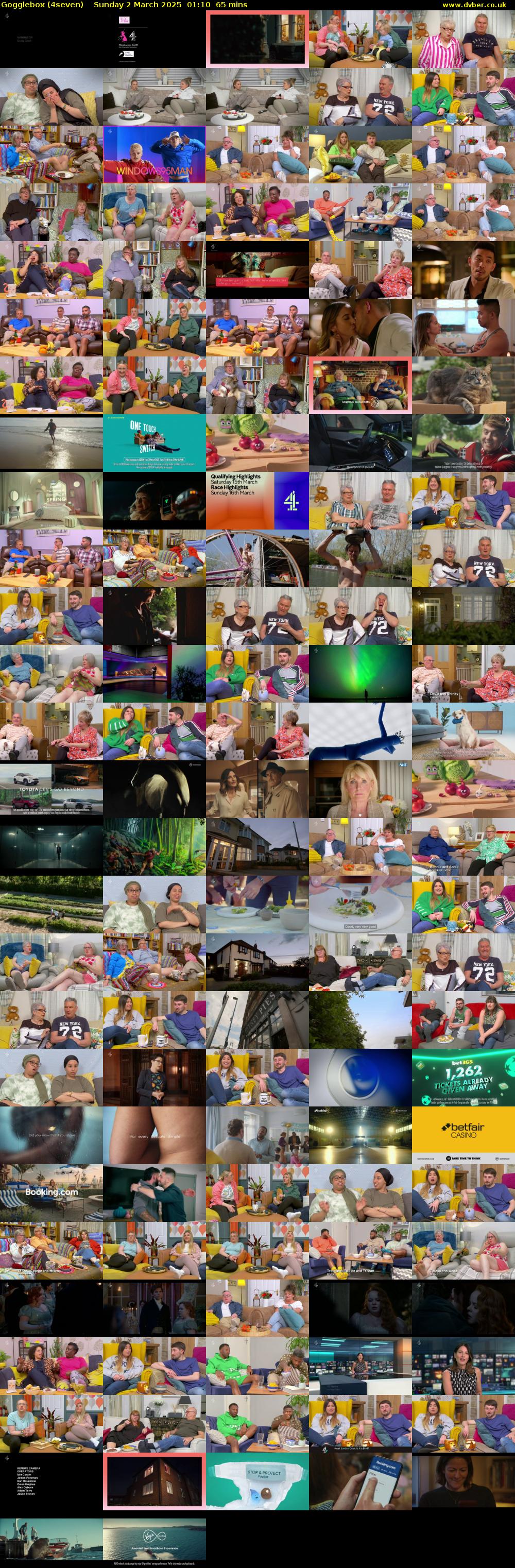 Gogglebox (4seven) Sunday 2 March 2025 01:10 - 02:15