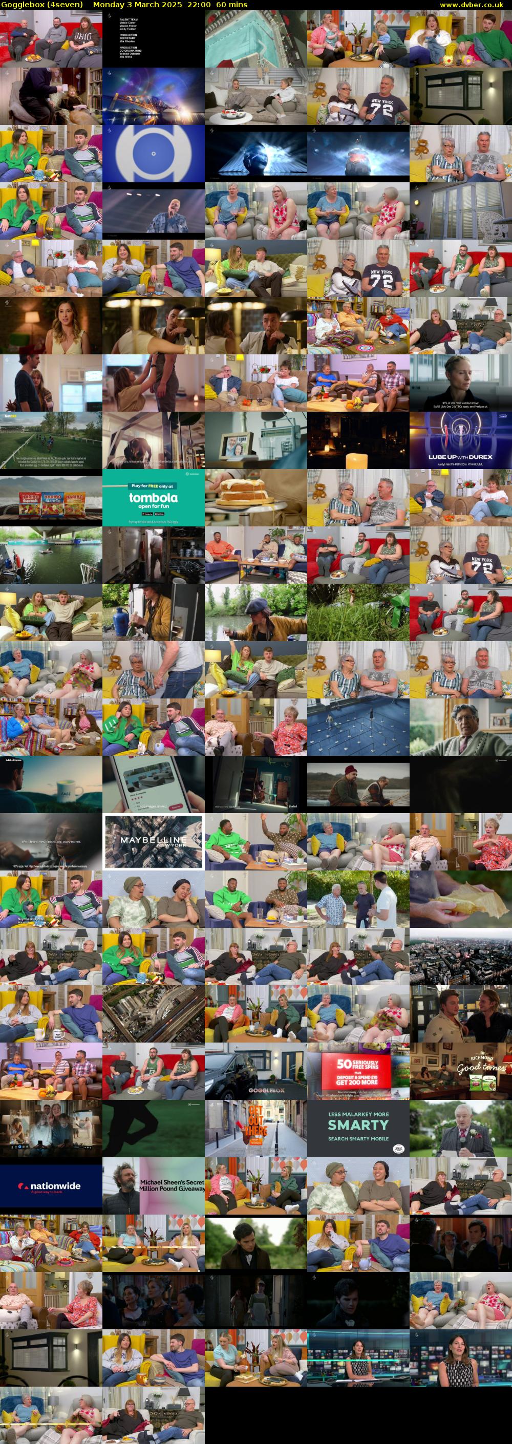 Gogglebox (4seven) Monday 3 March 2025 22:00 - 23:00