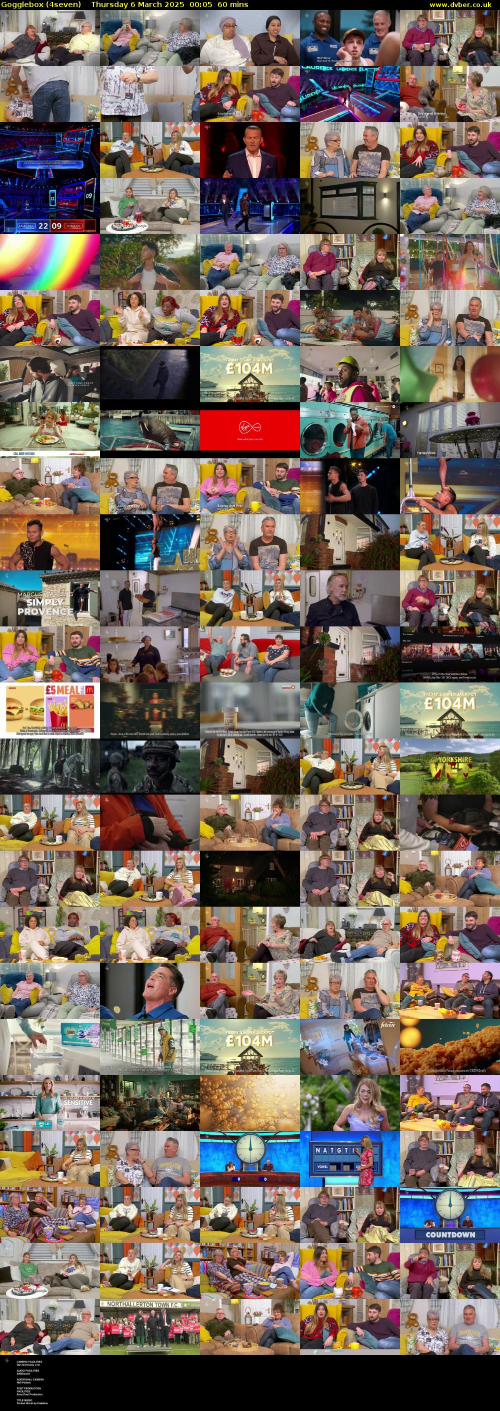 Gogglebox (4seven) Thursday 6 March 2025 00:05 - 01:05