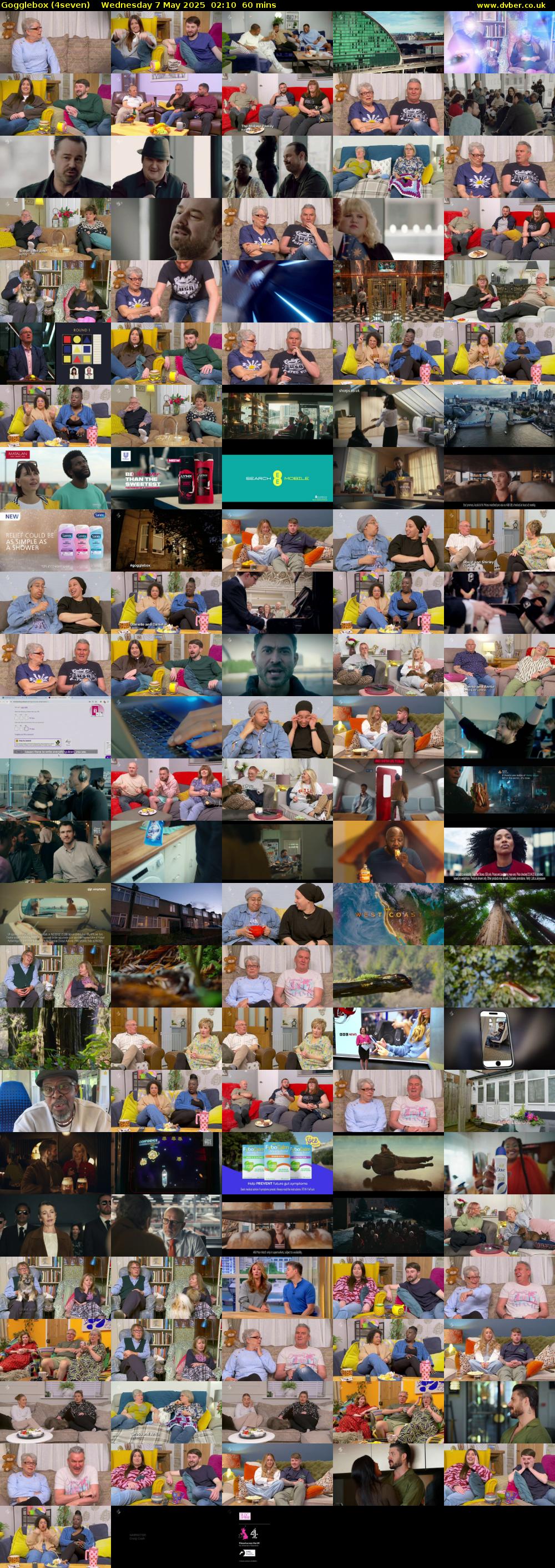 Gogglebox (4seven) Wednesday 7 May 2025 02:10 - 03:10
