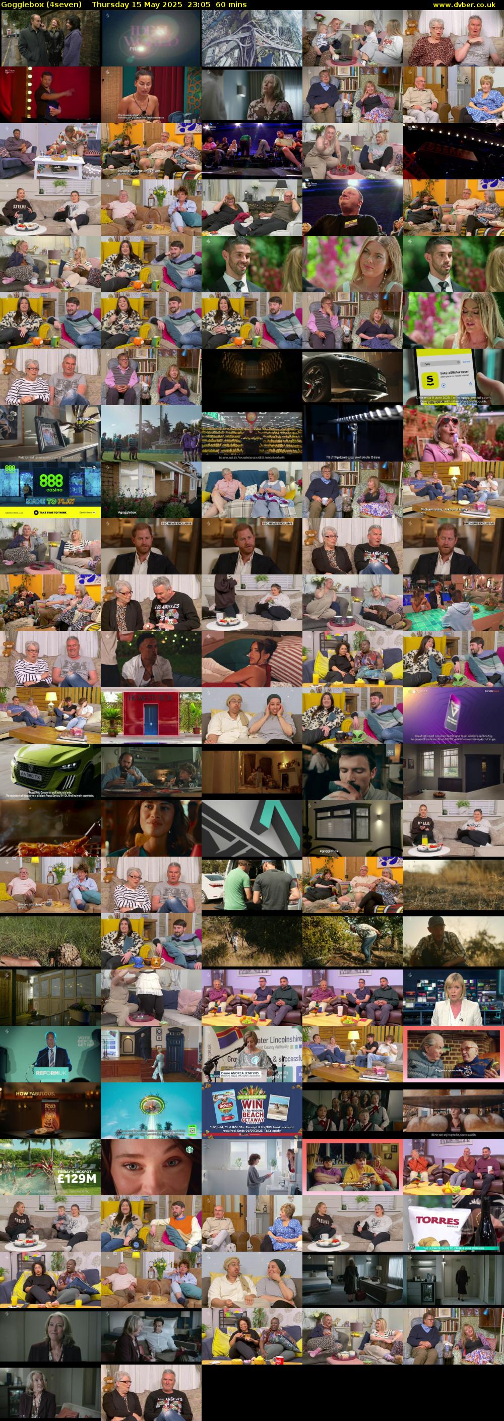 Gogglebox (4seven) Thursday 15 May 2025 23:05 - 00:05