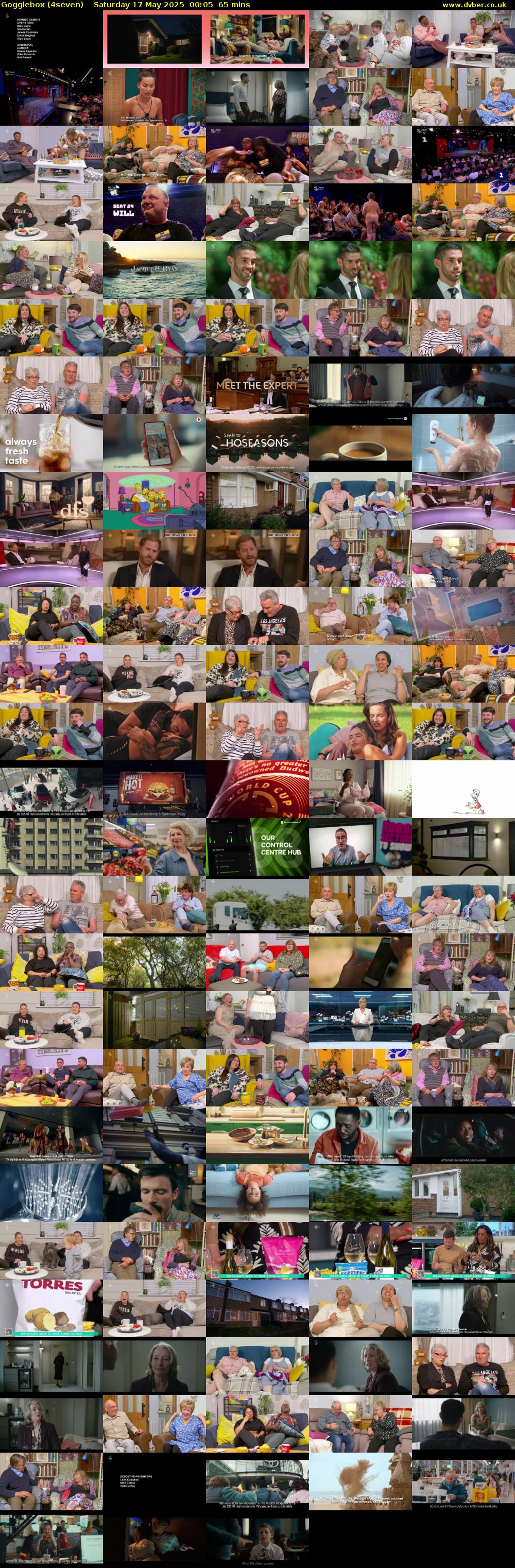 Gogglebox (4seven) Saturday 17 May 2025 00:05 - 01:10
