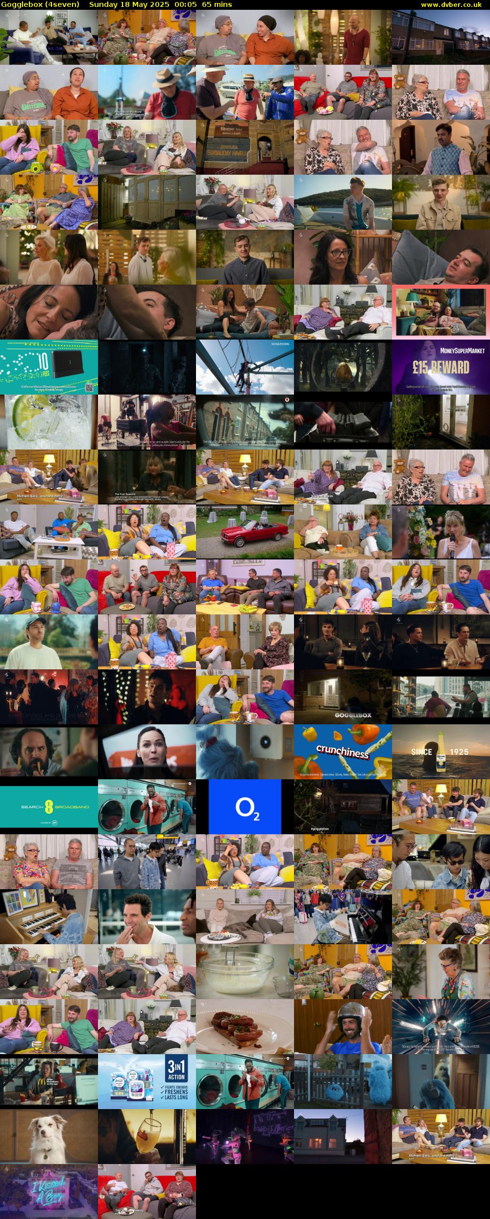 Gogglebox (4seven) Sunday 18 May 2025 00:05 - 01:10