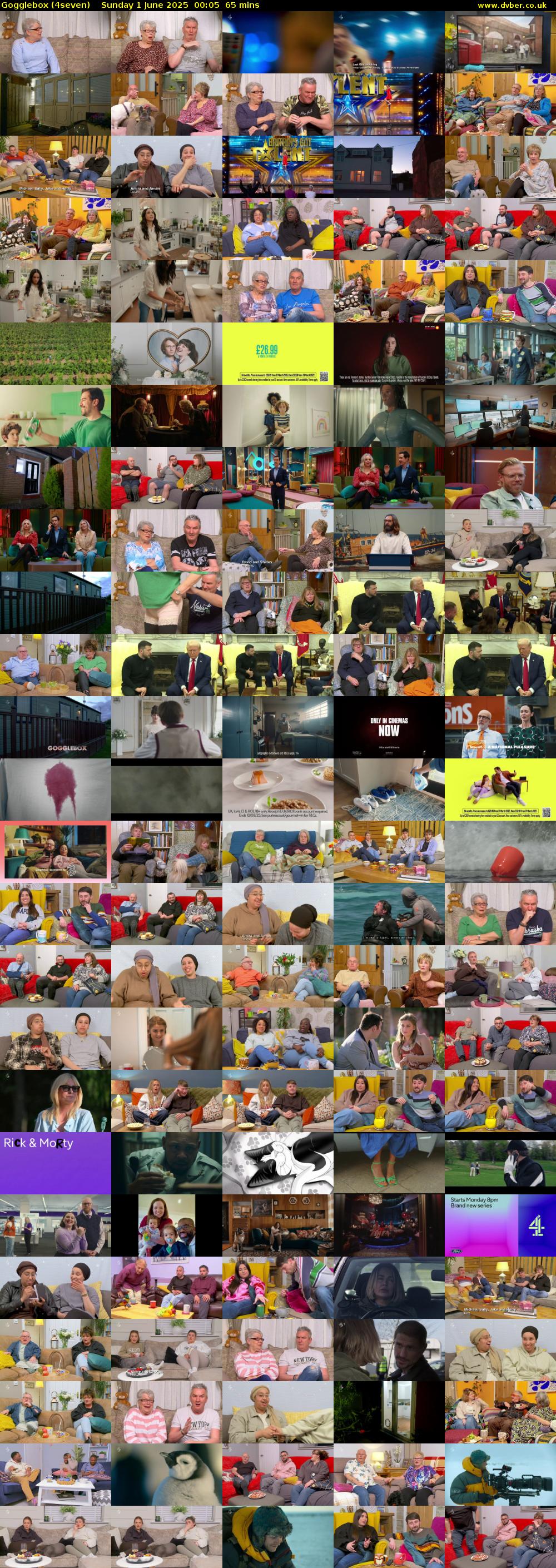 Gogglebox (4seven) Sunday 1 June 2025 00:05 - 01:10