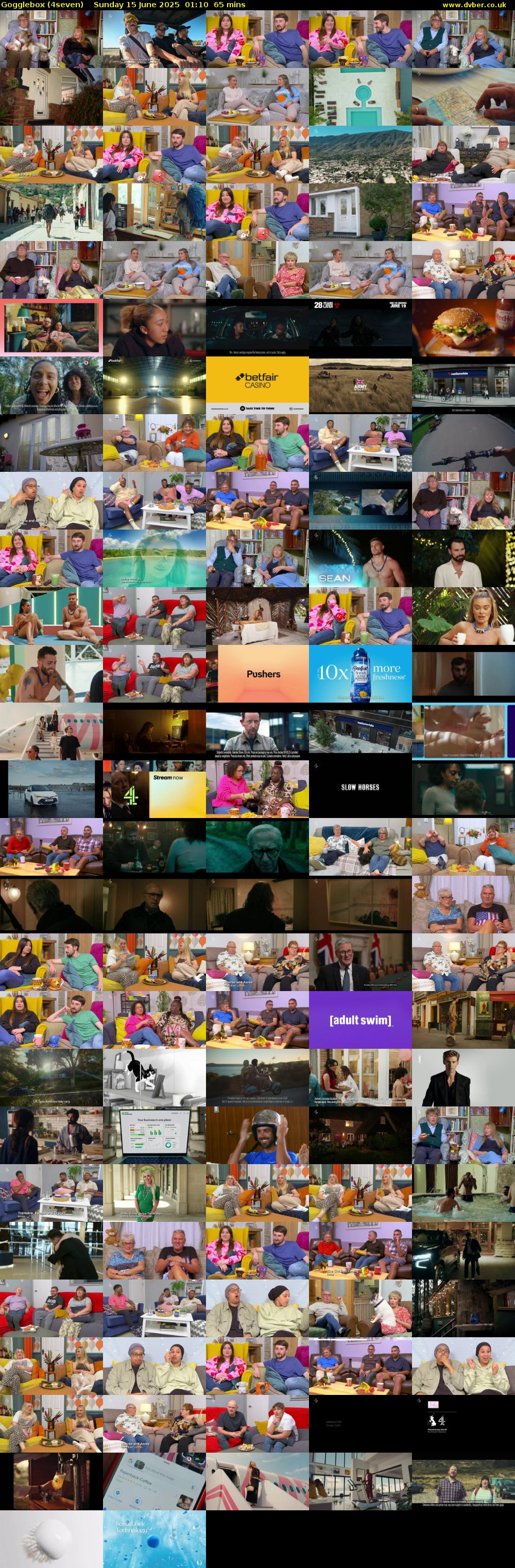 Gogglebox (4seven) Sunday 15 June 2025 01:10 - 02:15