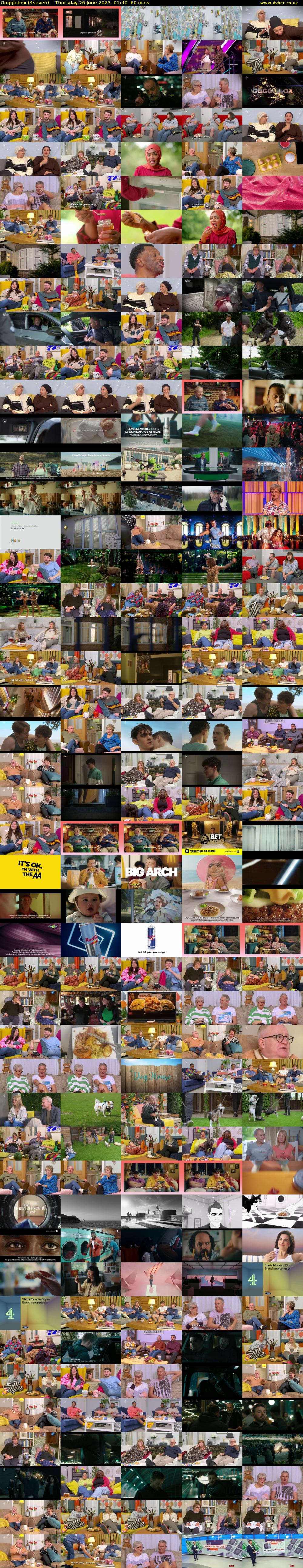 Gogglebox (4seven) Thursday 26 June 2025 01:40 - 02:40